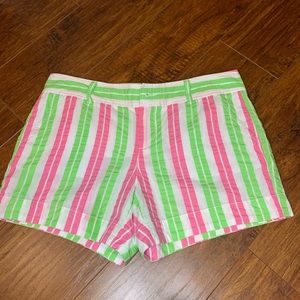 Lilly Pulitzer vintage Seersucker striped shorts